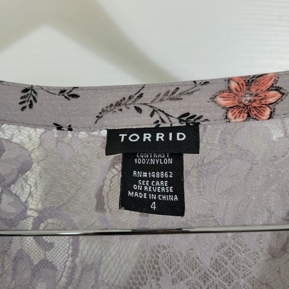 Torrid Long Sleeve Blouse - Picture 3 of 3